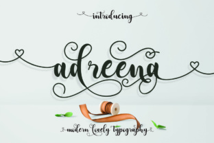 Adreena Script Font: Elevating Digital Brand Layouts