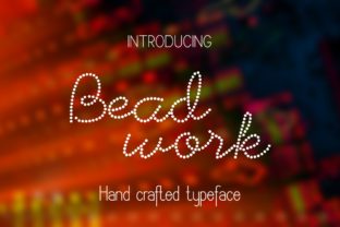 Beadwork Font: Adding Rhinestone Sparkle to Web Design