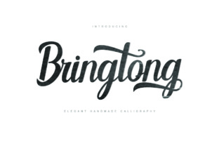 Bringtong Font: Modern Script for Small Business Branding