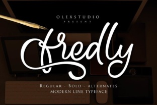 Fredly Font: Elevating Campaign Visuals with Fluid Script