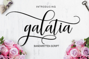 Galatia Script Font for Modern Web Design