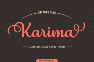 Karima Font: Elevating Editorial Design with Elegant Script