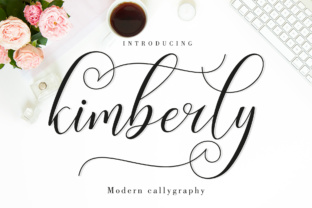 Kimberly Font: A Handwritten Typeface for Editorial Design
