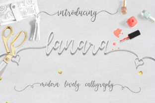 Lanara Script Pro Font for Handmade Crafts