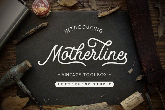 Motherline Font Review: Testing a Vintage Typeface Set
