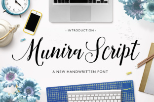 Munira Script Font: A Web Designer’s Layout Review