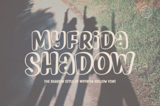 Myfrida Shadow Font: Playful Branding for Small Business