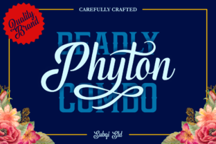Phyton Font Review: A Vintage Modern Script Serif Duo