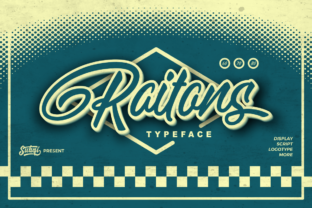 Raitons Font: Versatile Display Typography for Web Design