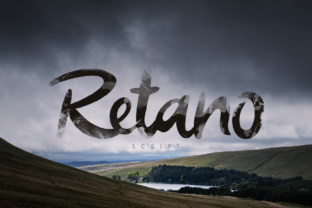 Retano Script Font: A Playful Typeface for Branding