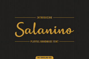 Salanino Font: A Handwritten Typeface for Editorial Design