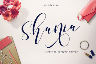 Shania Font Review: A Sweet Script for Campaign Visuals