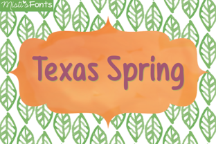 Texas Spring Font: A Clean Script for Makers