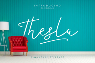 Thesla Script Font: A Review for Editorial Layouts