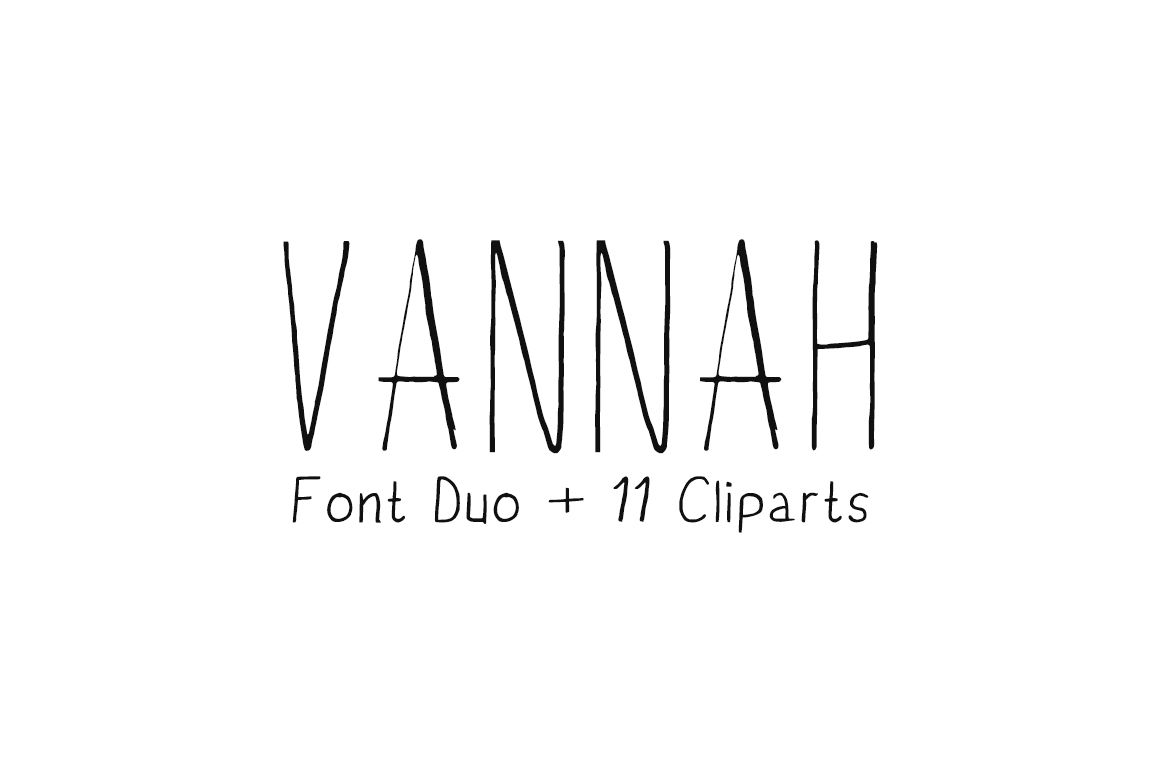 Vannah Font Duo: A Handmade Typeface for Editorial Design