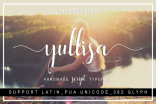 Yullisa Script Font for Handmade Products